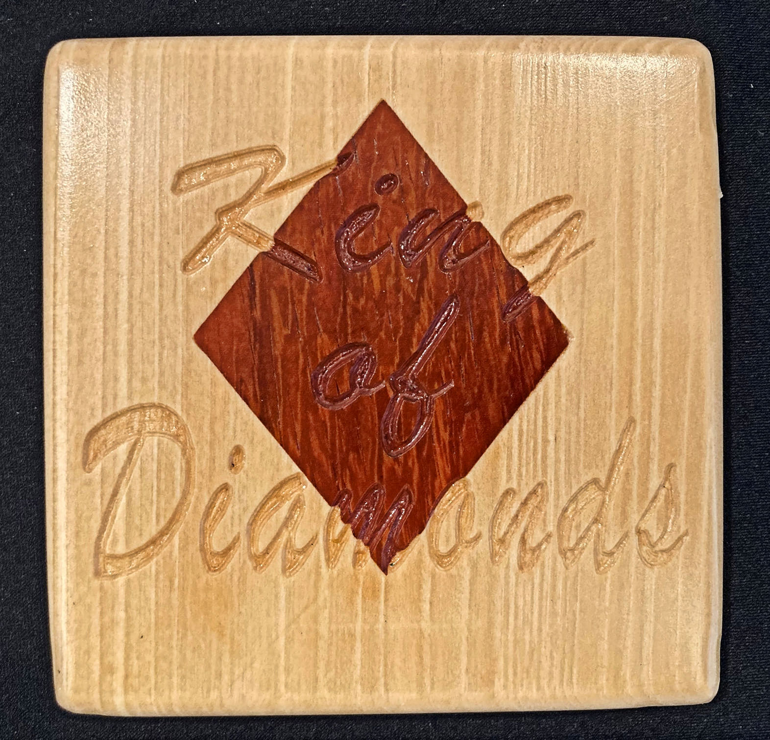 Coasters for Card Games in Maple