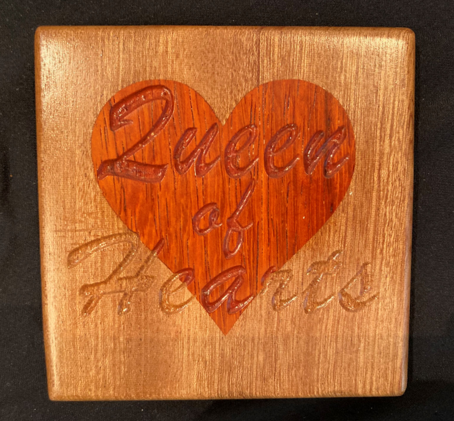 Coasters for Card Games in African Sapele