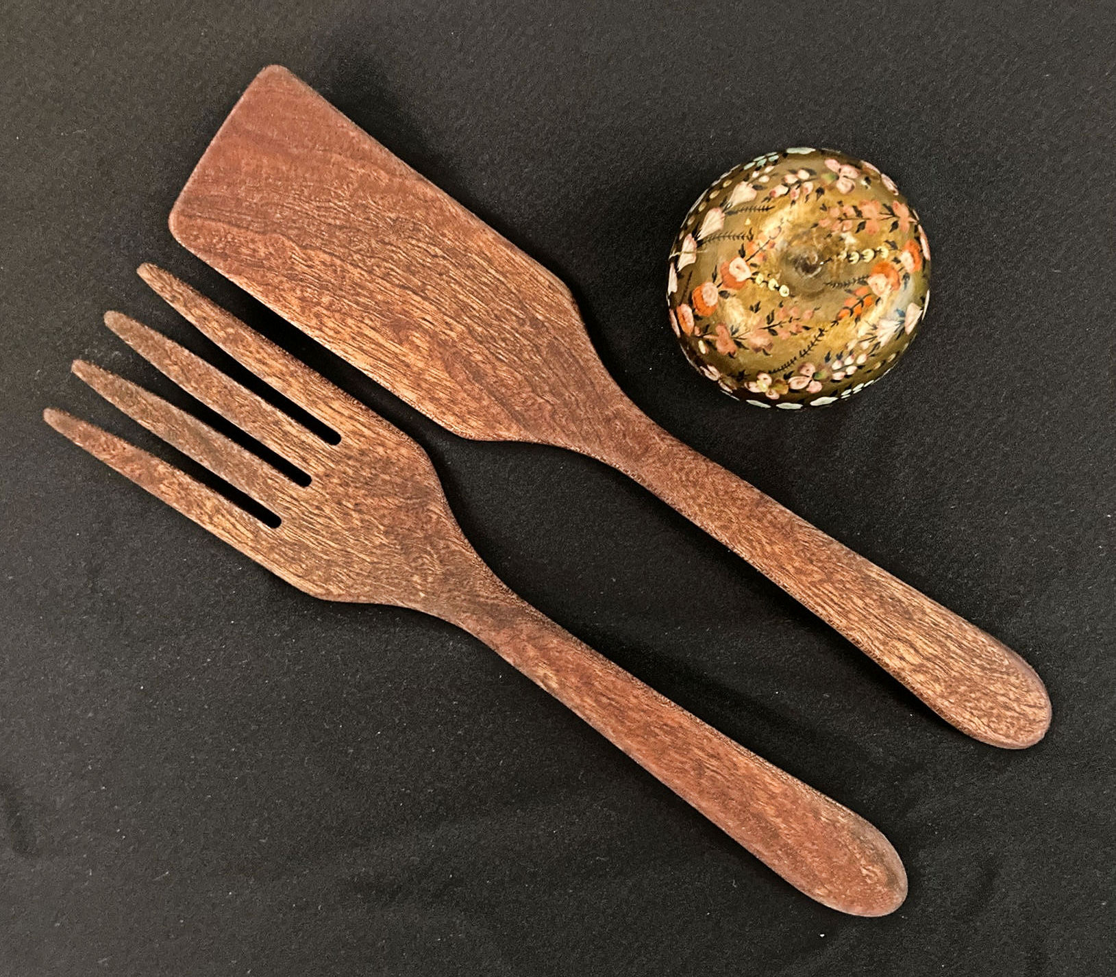 Salad Fork Sets in Teak 