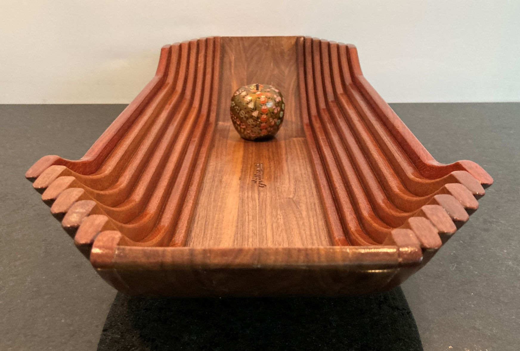 Wood Bowl Long Large