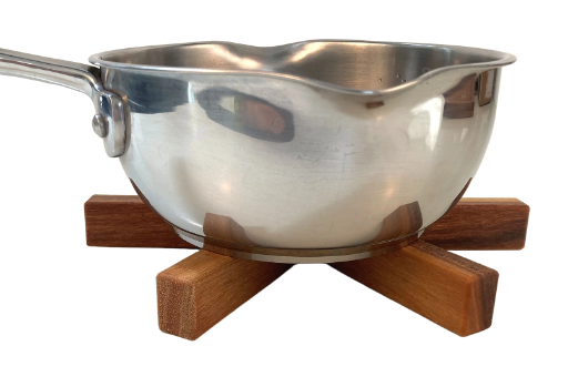 Trivet Teak Asterix Design
