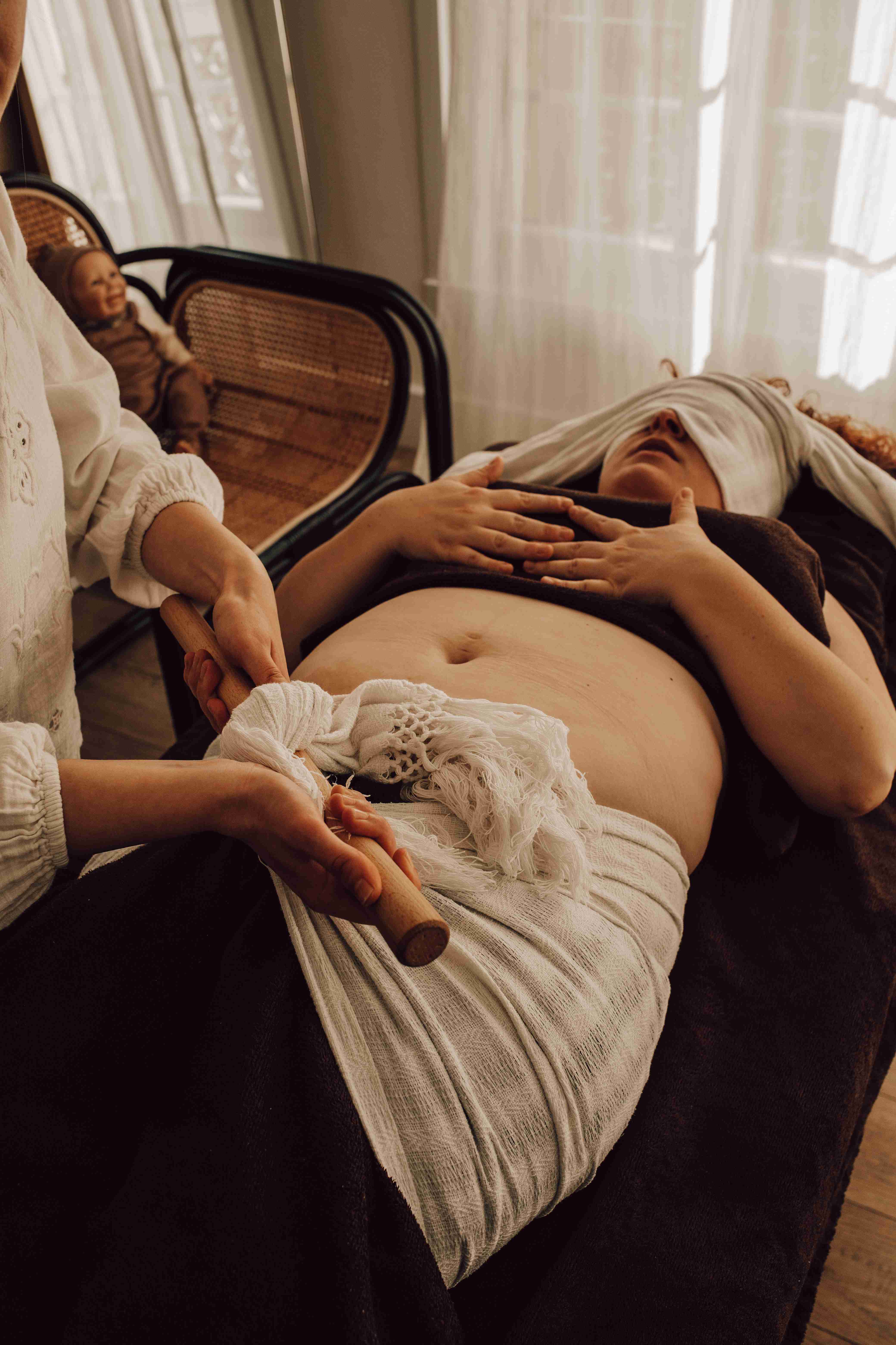 Soin rituel rebozo postnatal