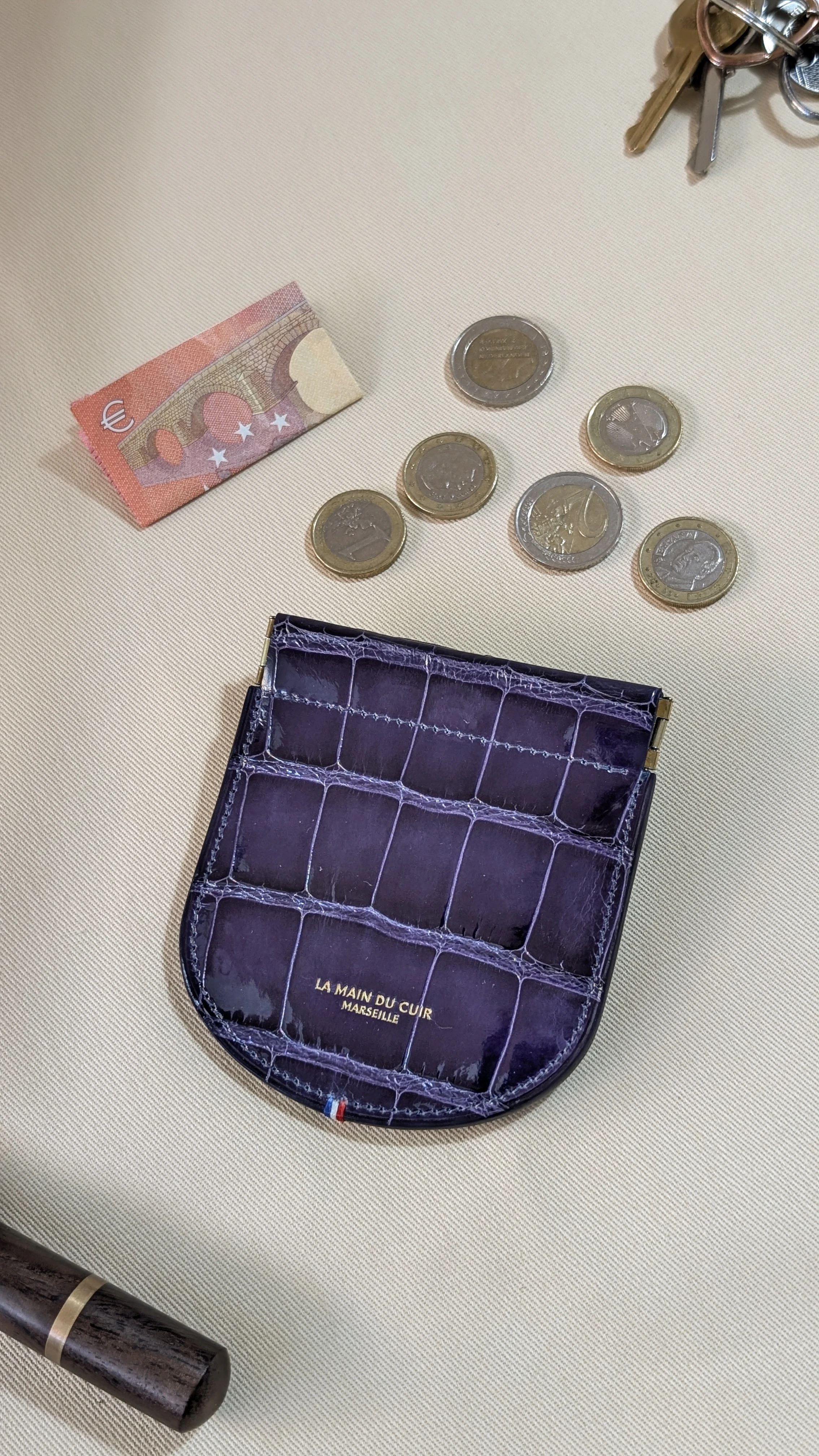 Porte-monnaie clic-clac