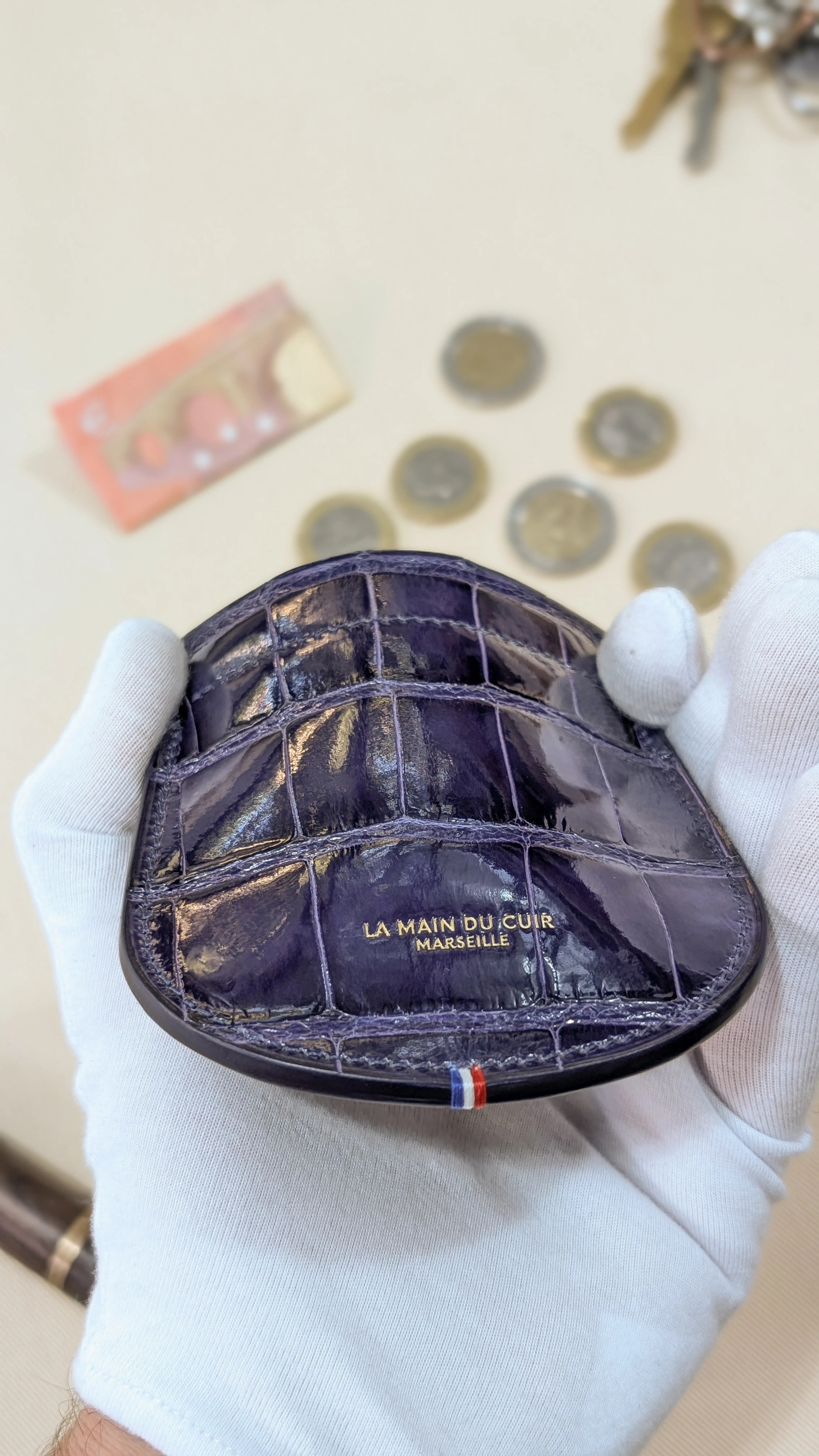 Porte-monnaie clic-clac