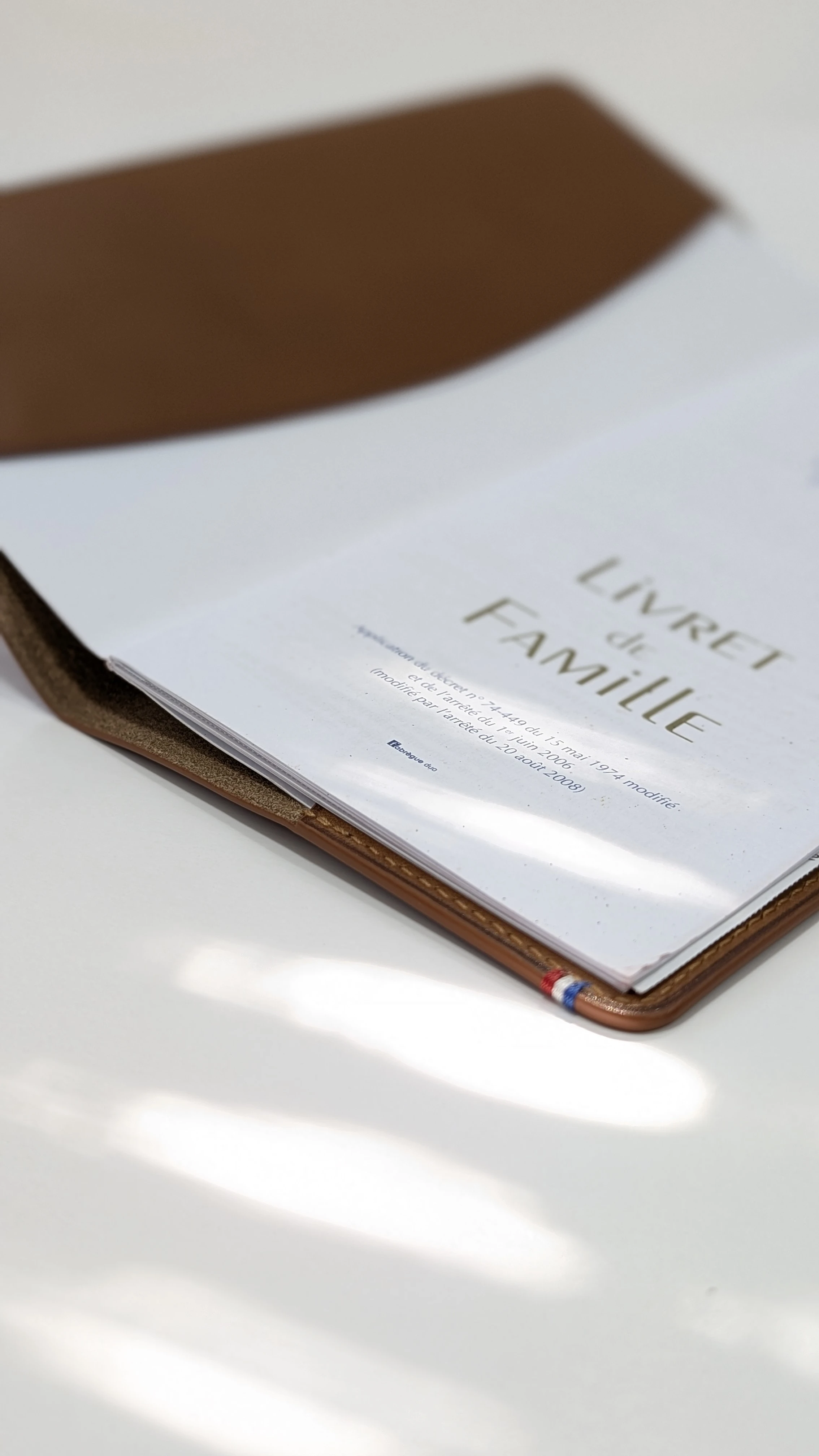 Couverture de livret de famille