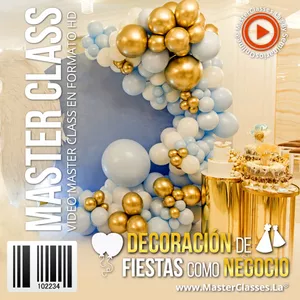 Master Class Decoración de Fiestas