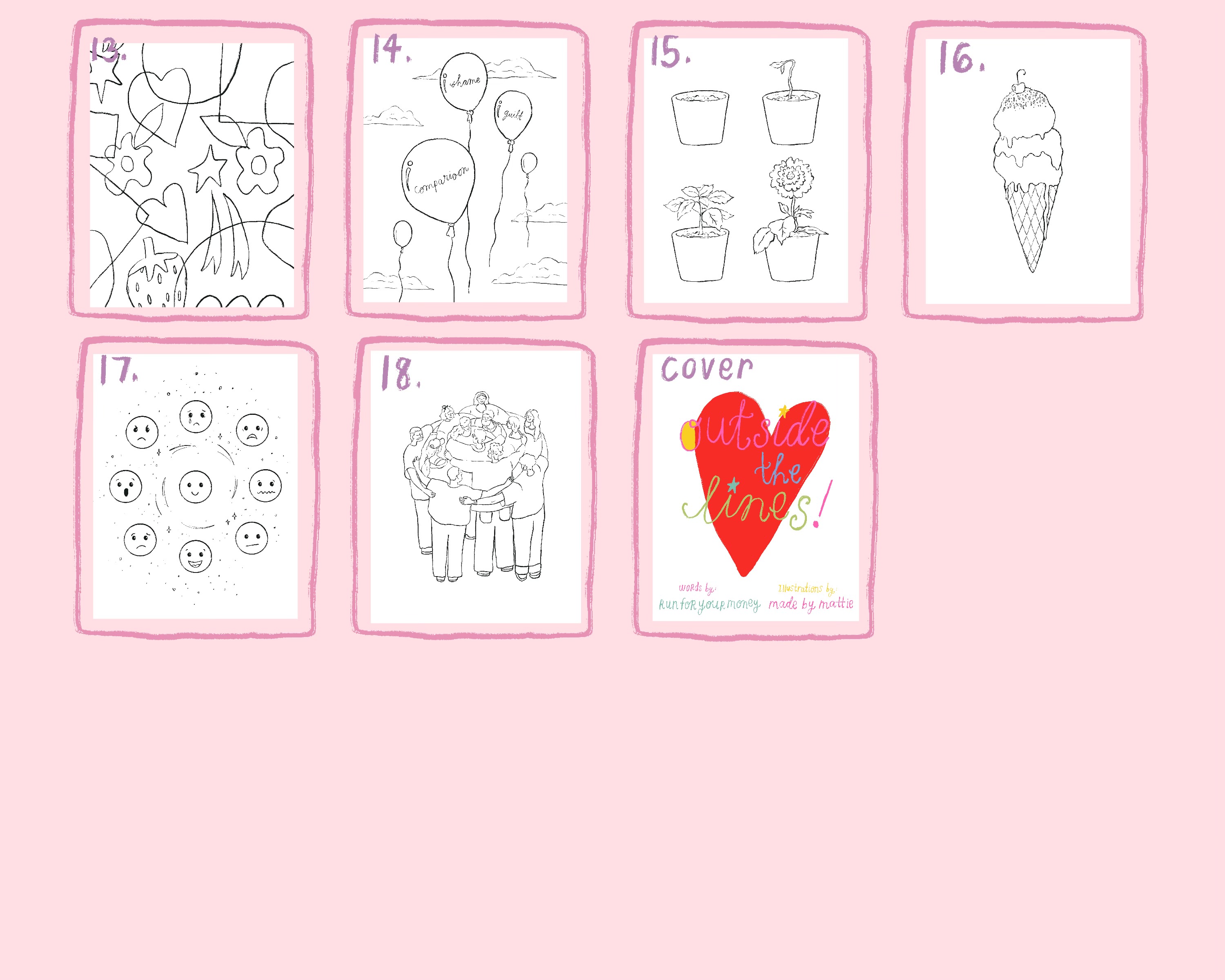 DIGITAL COLORING BOOK (PRINTABLE PDF) | Outside the Lines