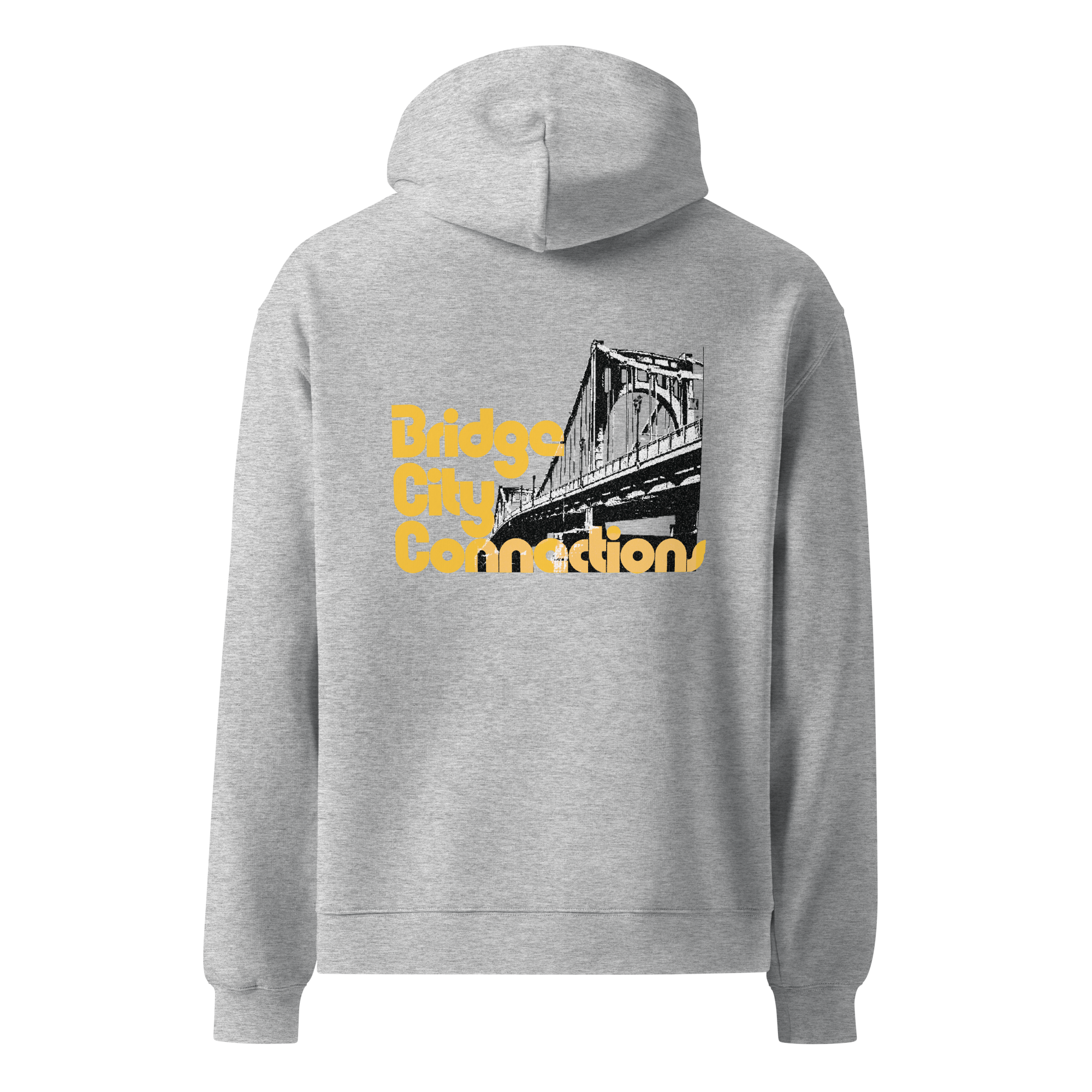 Bridge City Oversized Grey Hoodie 