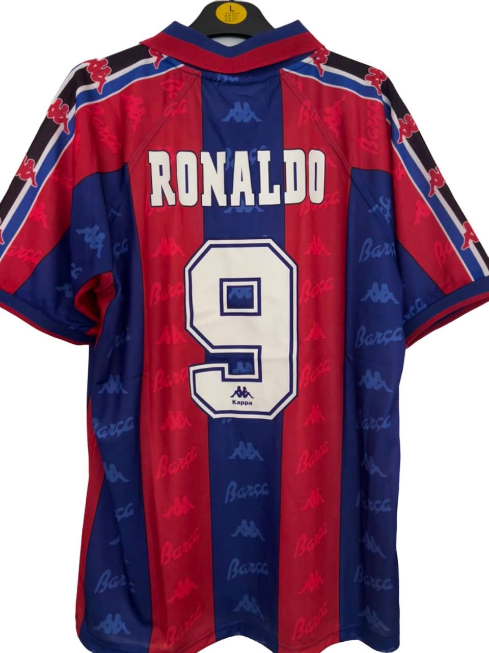 Maillot Ronaldo Numéro 9 - FC Barcelona 1996-1997 Home