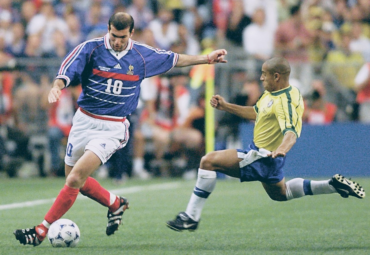 Maillot Zidane Numéro 10 - Équipe de France 1998 manches courtes 