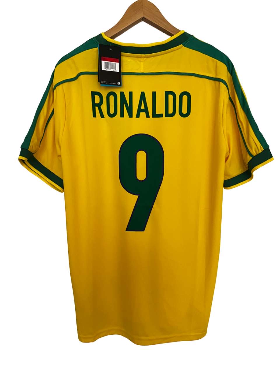 Maillot Ronaldo R9 Numéro 9 - Équipe du Bresil 1998