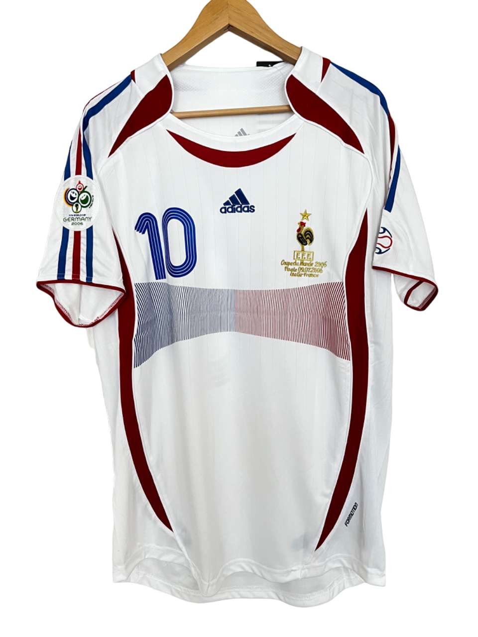 Maillot Zidane Numéro 10 - France World Cup 2006