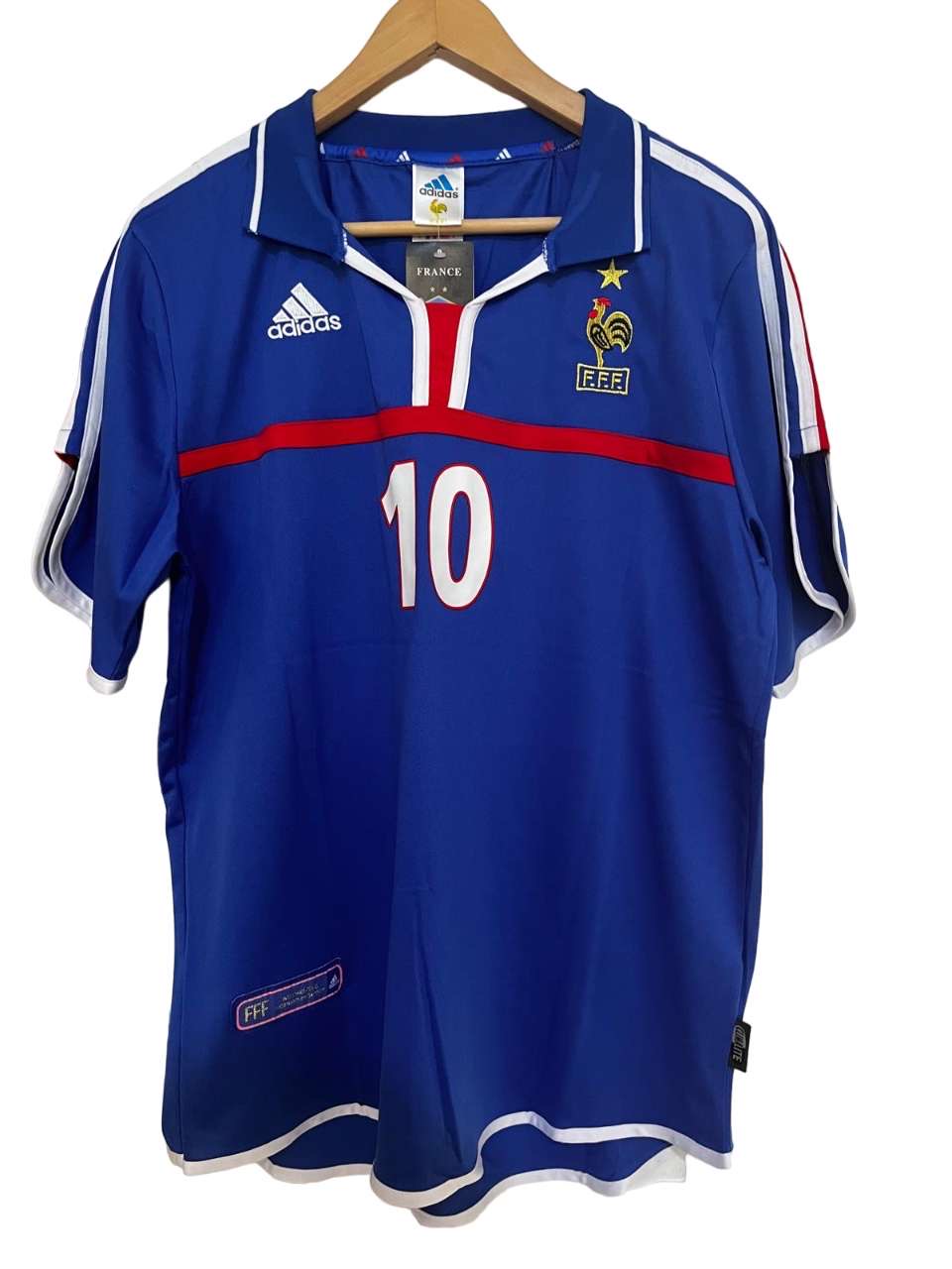 Maillot Zidane Numéro 10 - France Euro 2000