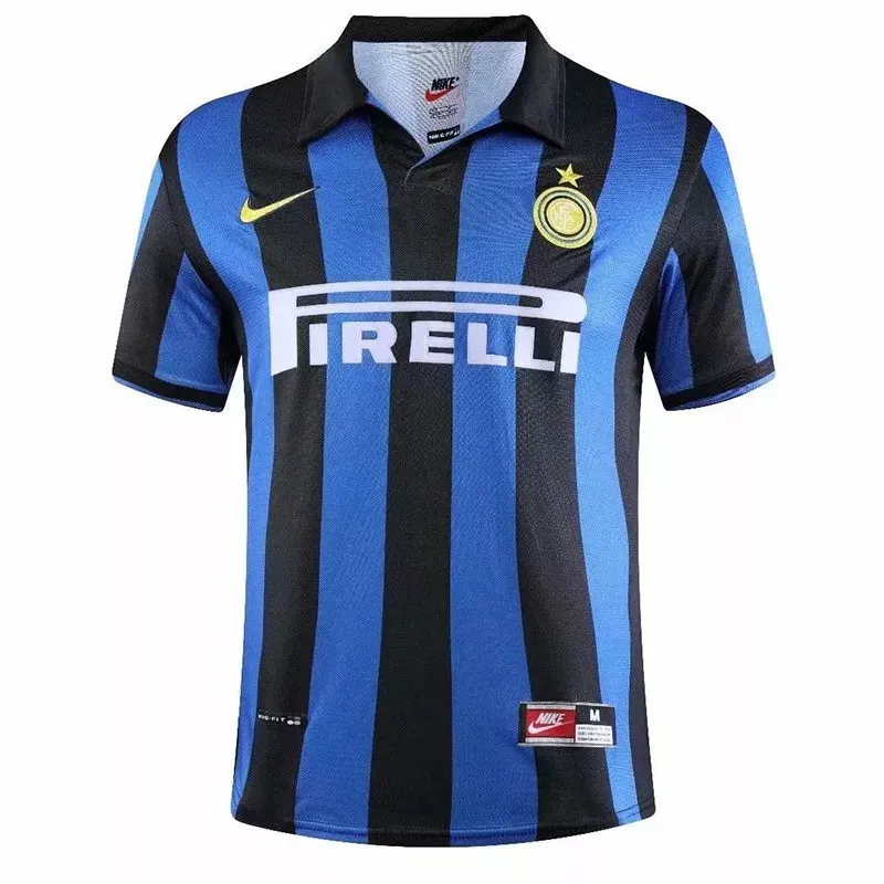 Inter Milan 1998-1999 Maillot domicile manches courtes / manches longues