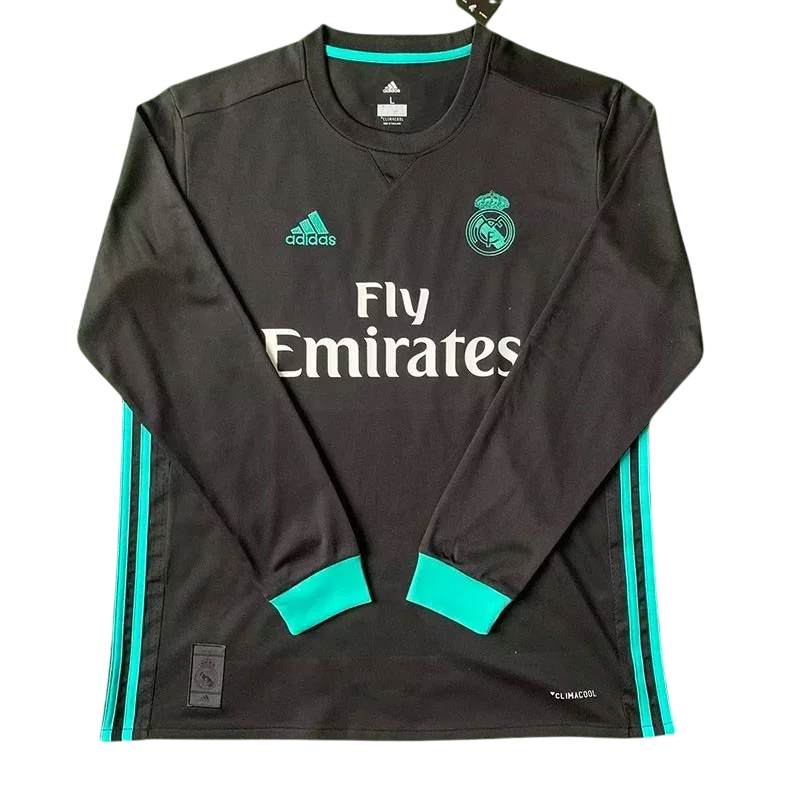 2017-2018 Real Madrid Maillot extérieur manches longues