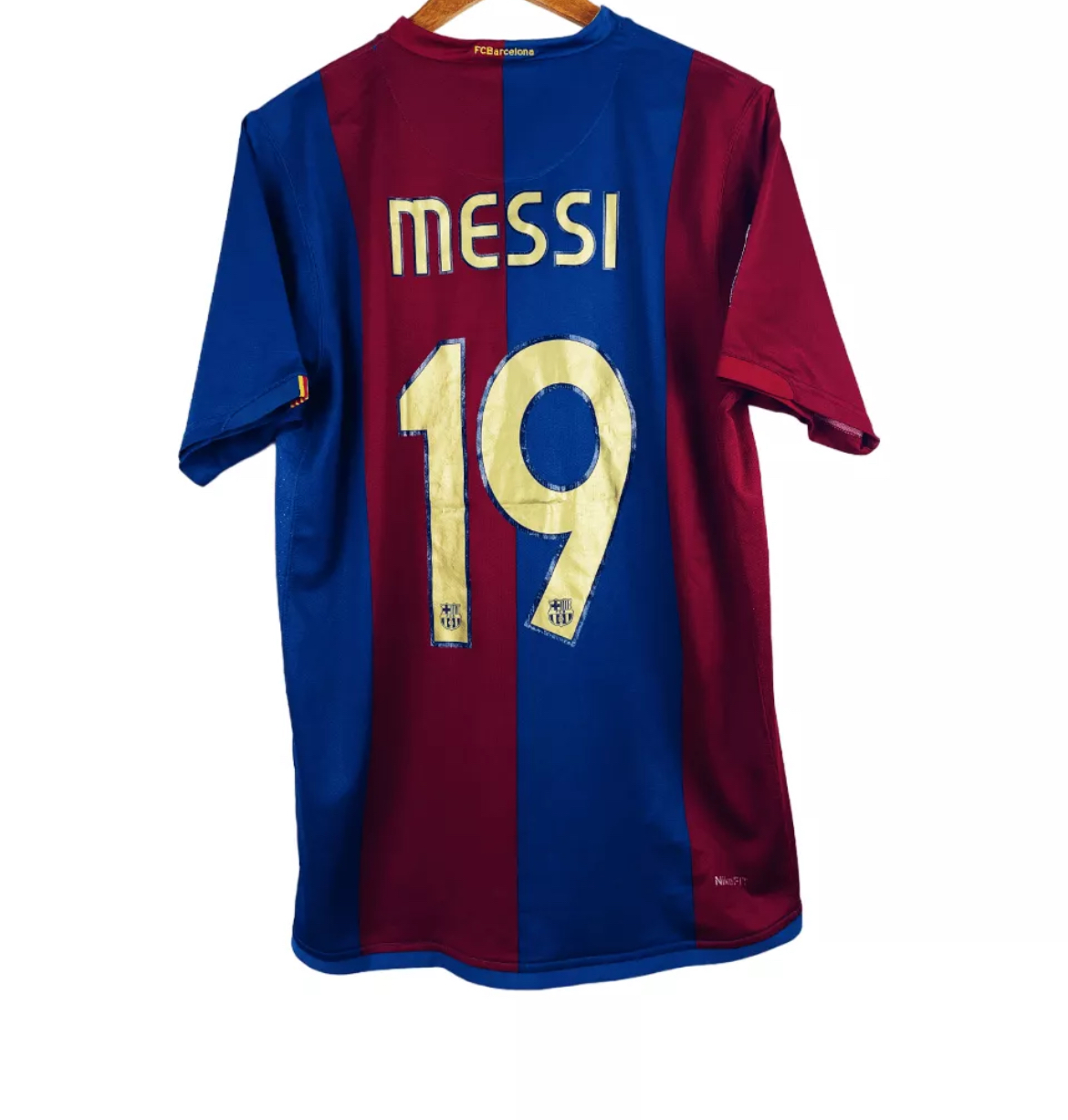 2006-2007 FC Barcelone Maillot Messi manches courtes