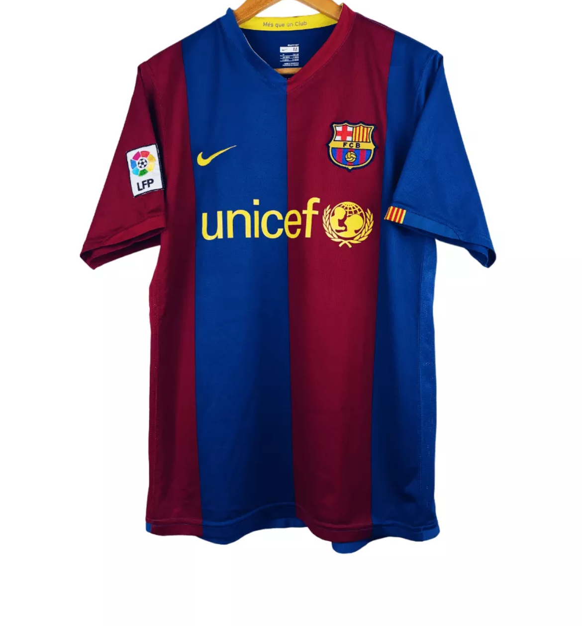 2006-2007 FC Barcelone Maillot Messi manches courtes