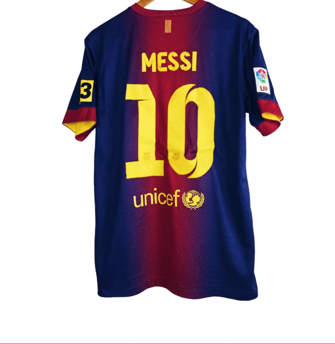 2012-2013 FC Barcelone Maillot Messi manches courtes