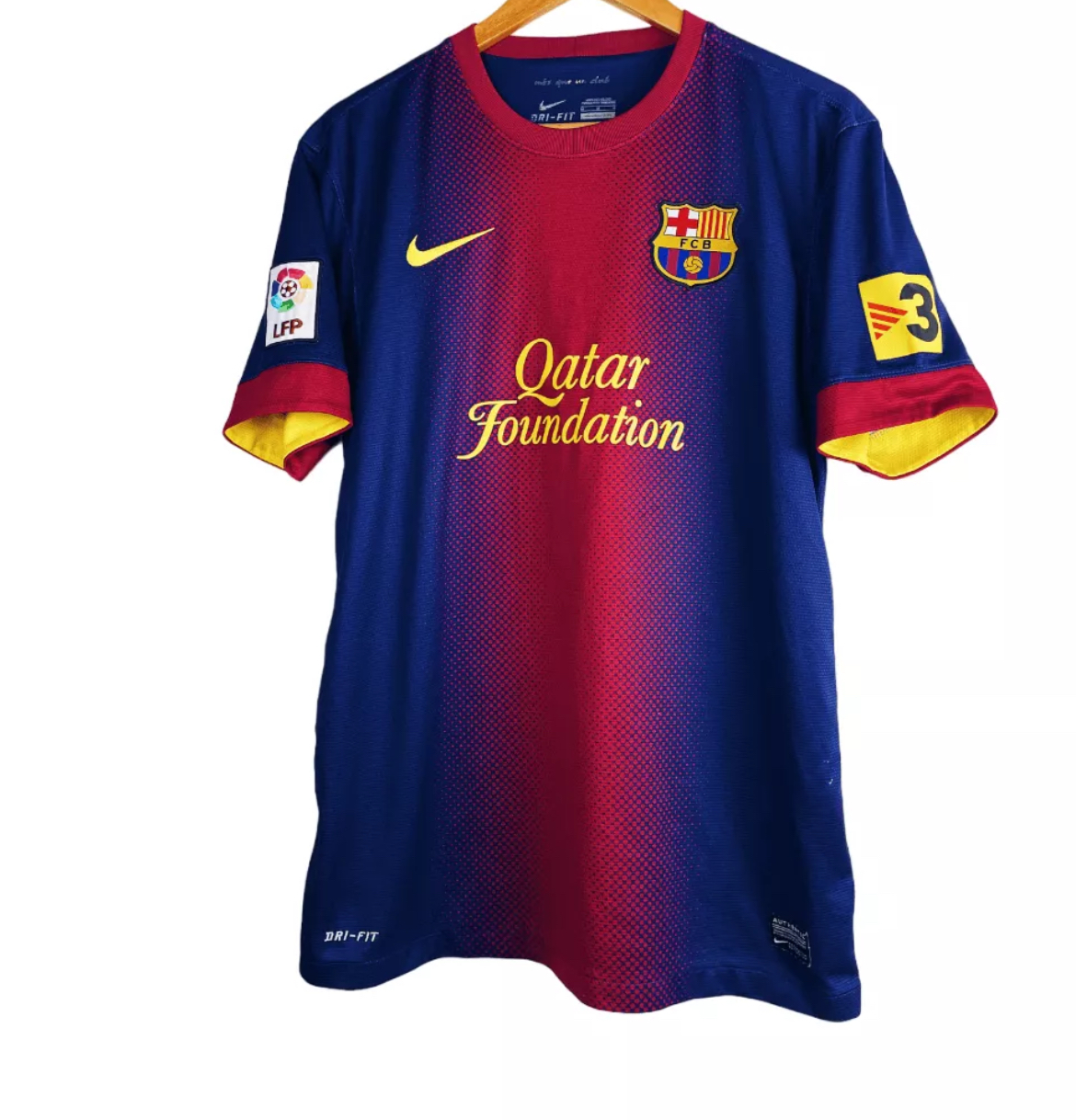 2012-2013 FC Barcelone Maillot Messi manches courtes