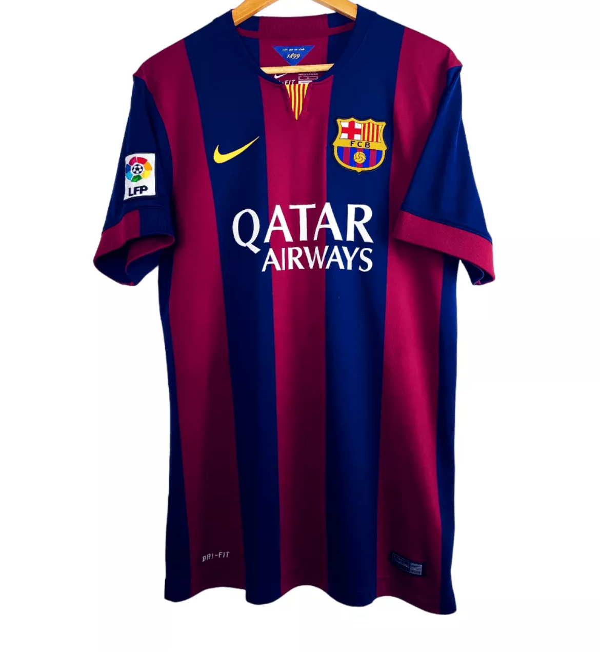 2014-2015 FC Barcelone Maillot Messi manches courtes
