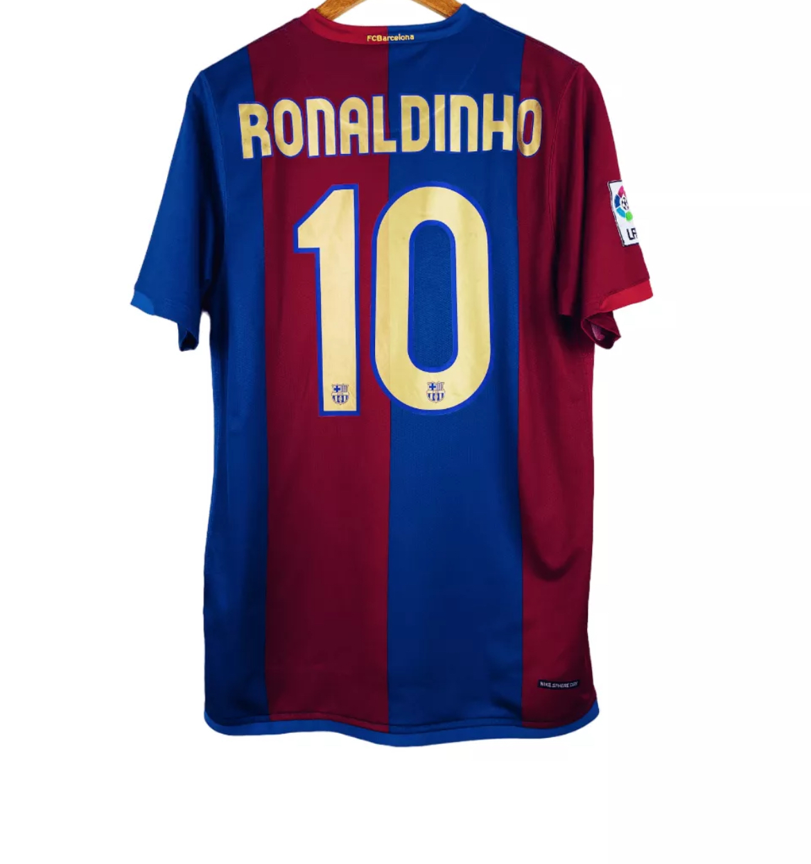 2006-2007 FC Barcelone Maillot Ronaldinho manches courtes
