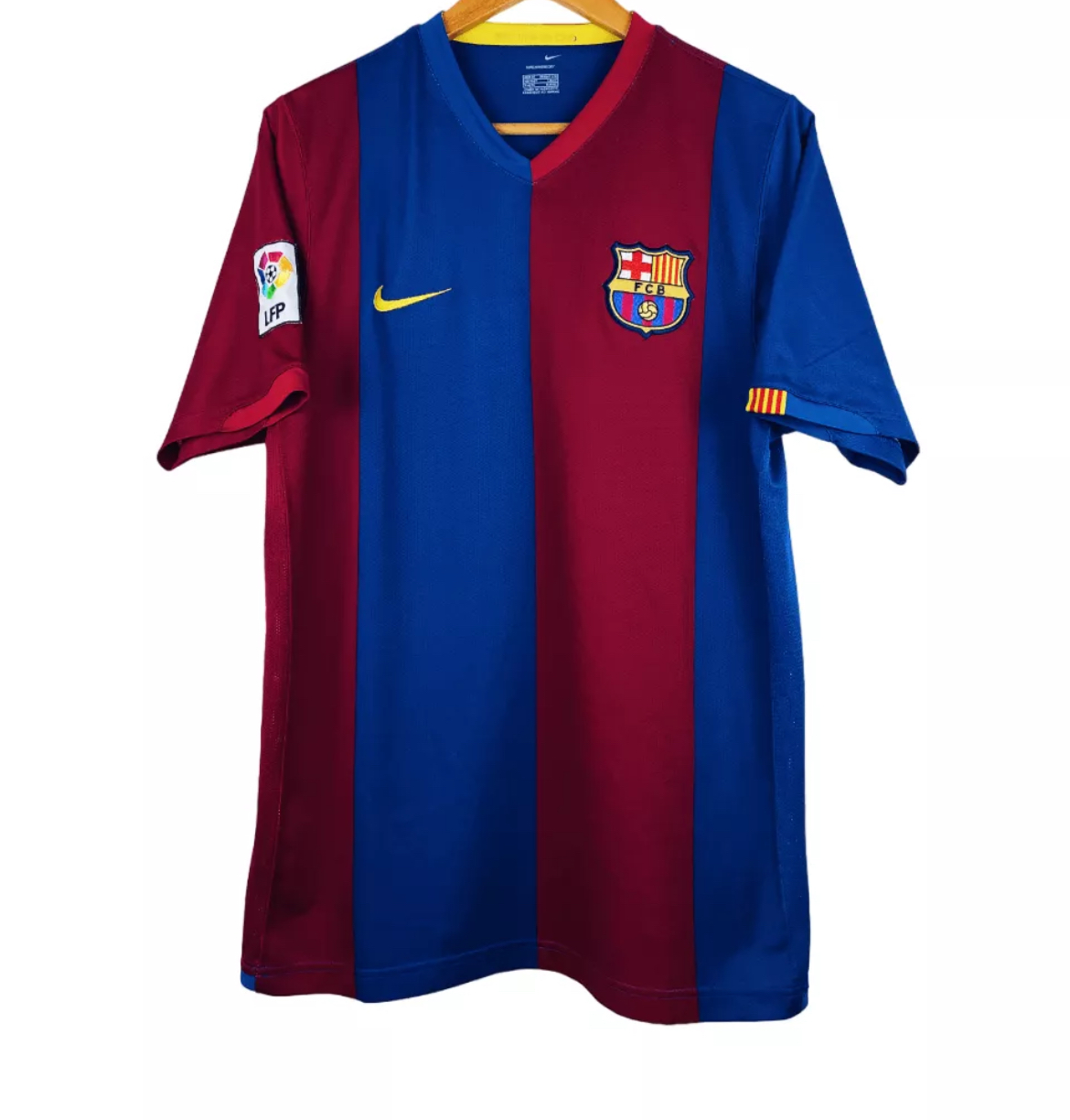 2006-2007 FC Barcelone Maillot Ronaldinho manches courtes
