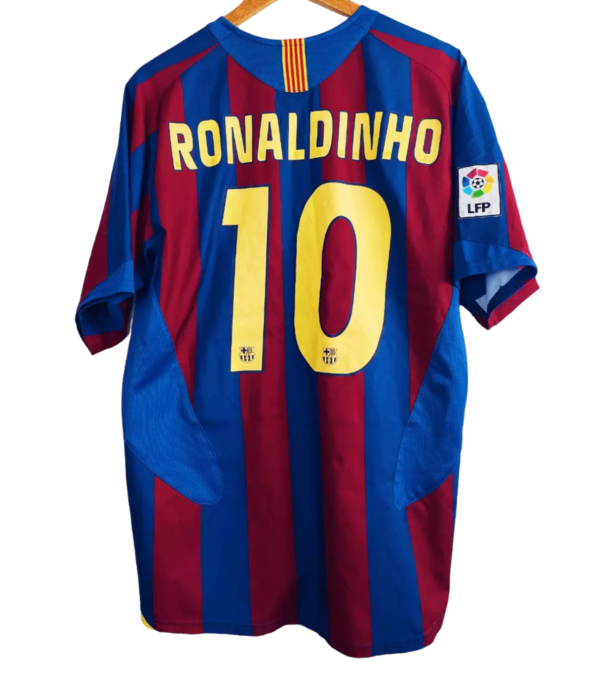 2005-2006 FC Barcelone Maillot Ronaldinho manches courtes