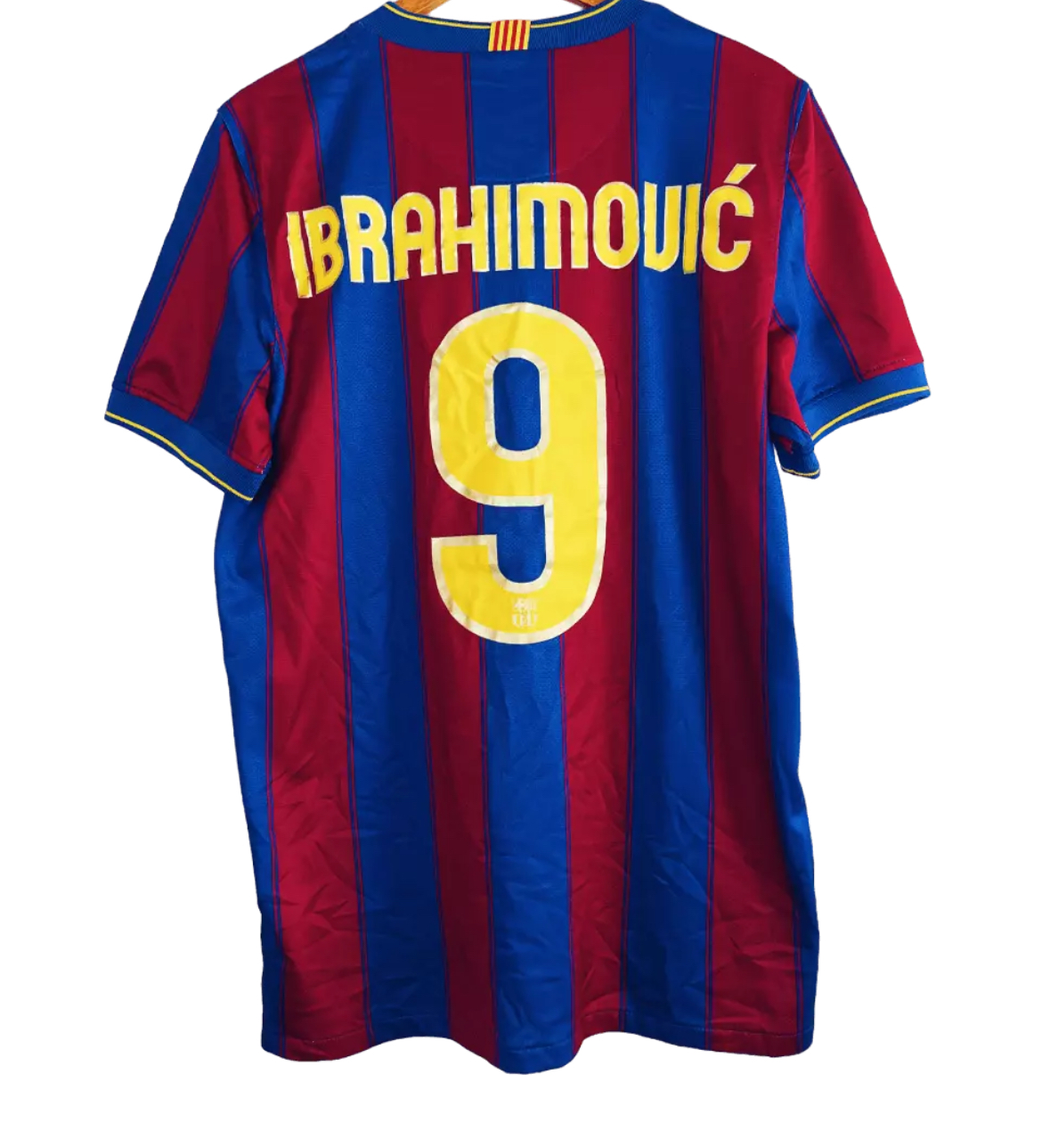 2009-2010 FC Barcelone Maillot Ibrahimovic manches courtes
