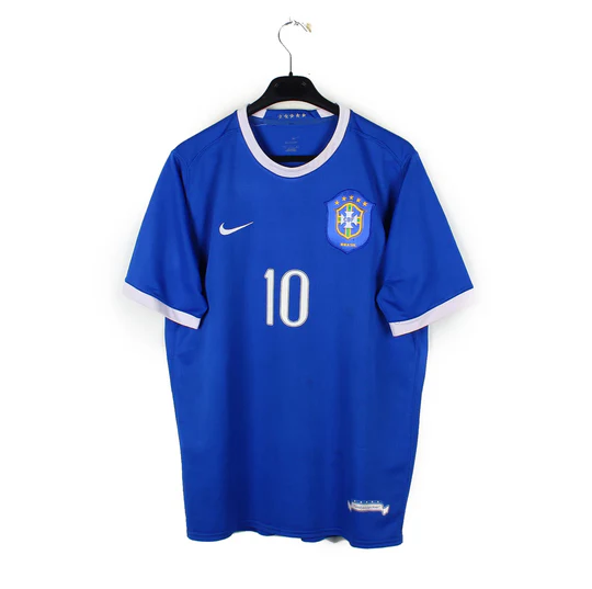 2006-2007 Brésil Maillot Ronaldinho manches courtes