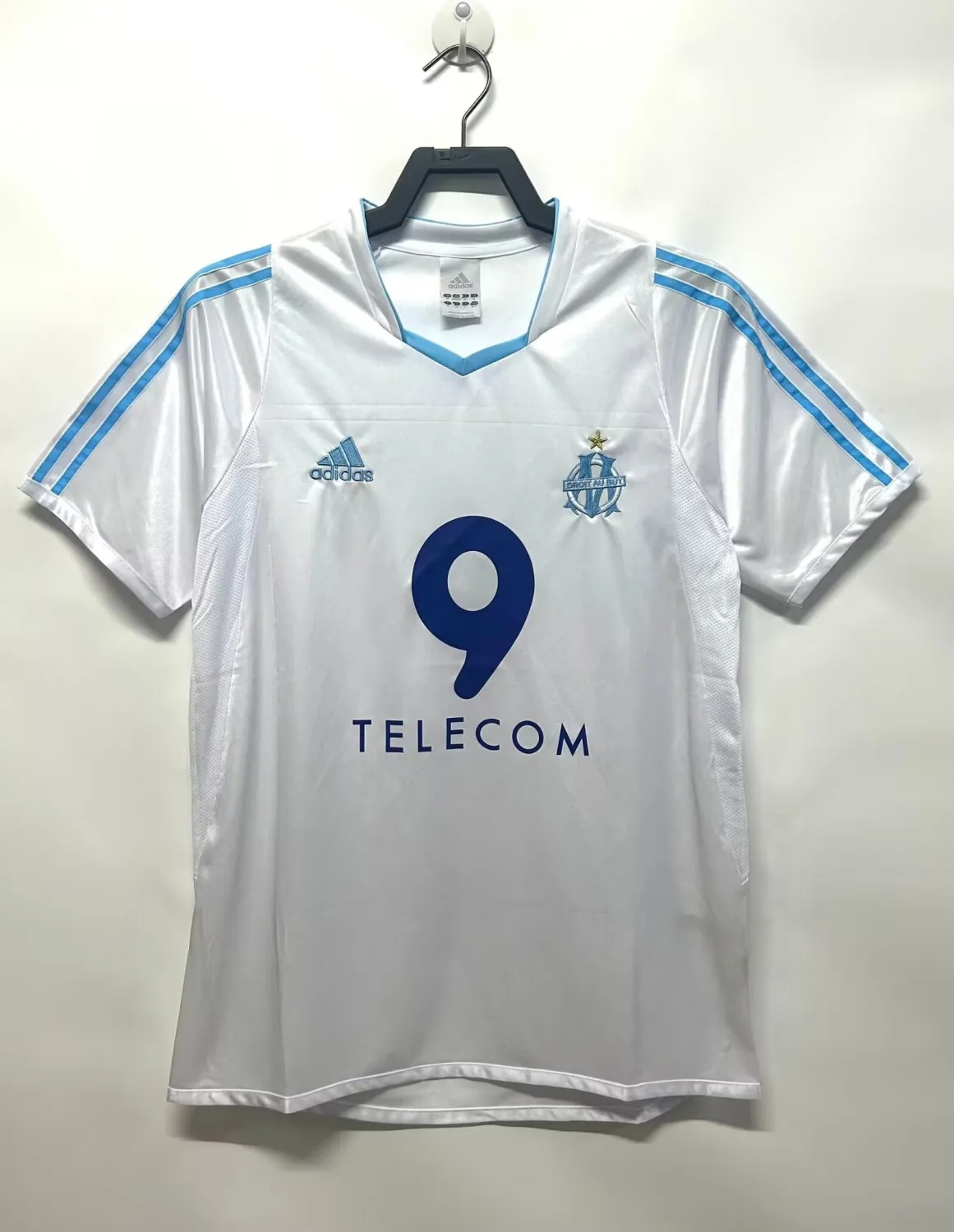 2003-2004 Olympique de Marseille domicile Maillot Drogba manches courtes