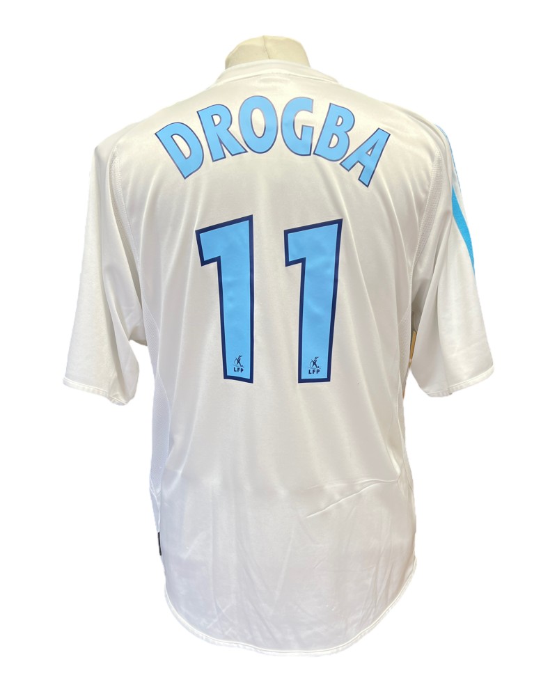 2003-2004 Olympique de Marseille domicile Maillot Drogba manches courtes