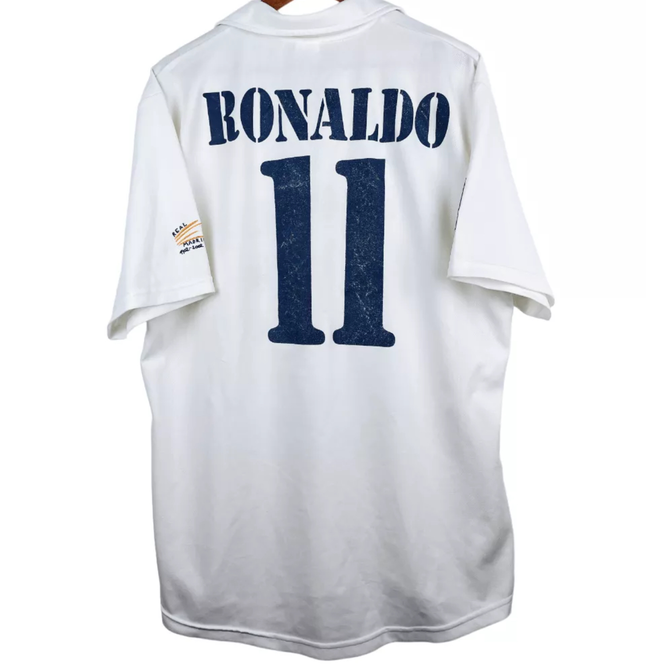 2002-2003 Real Madrid Maillot Ronaldo manches courtes