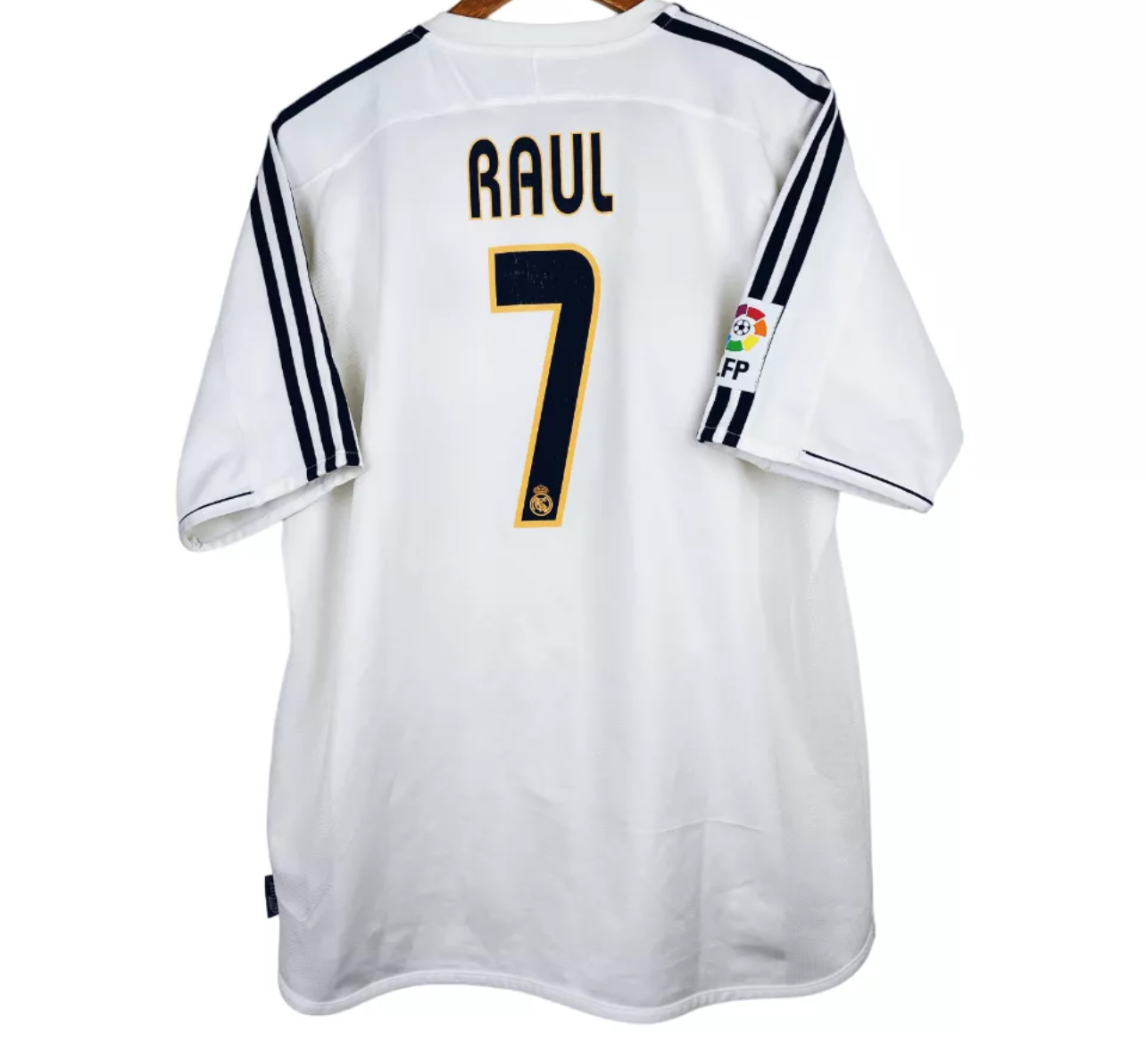 2003-2004 Real Madrid Maillot Raul manches courtes