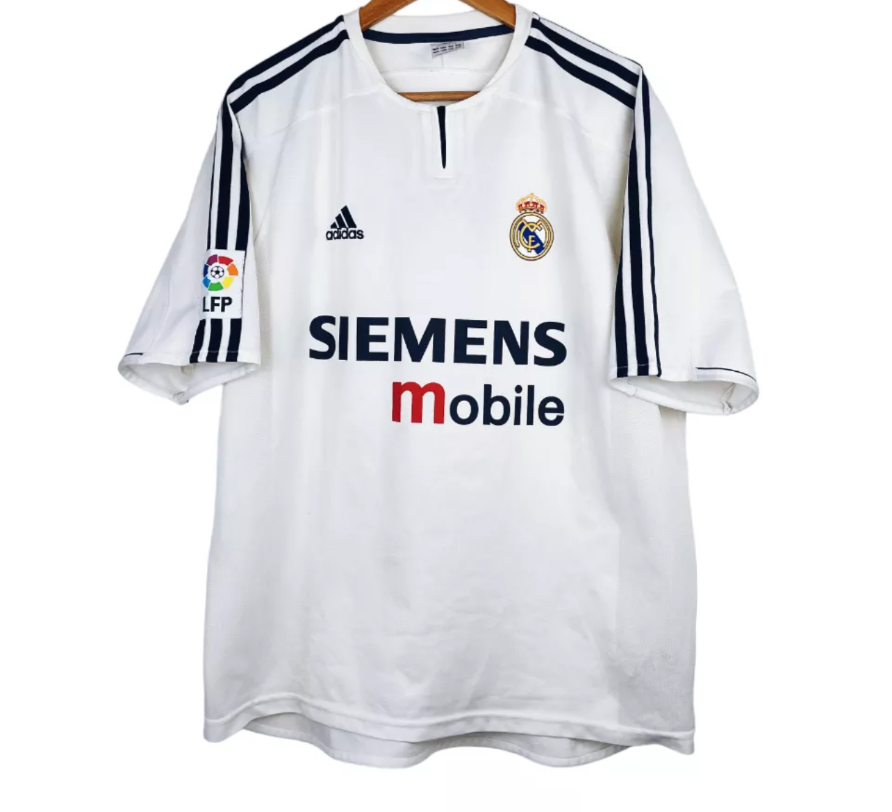 2003-2004 Real Madrid Maillot Raul manches courtes