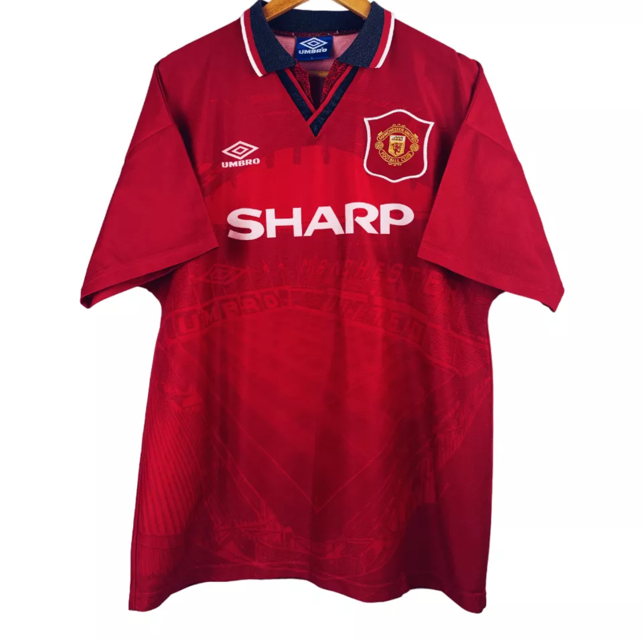 1994-1996 Manchester United Maillot Cantona manches courtes 