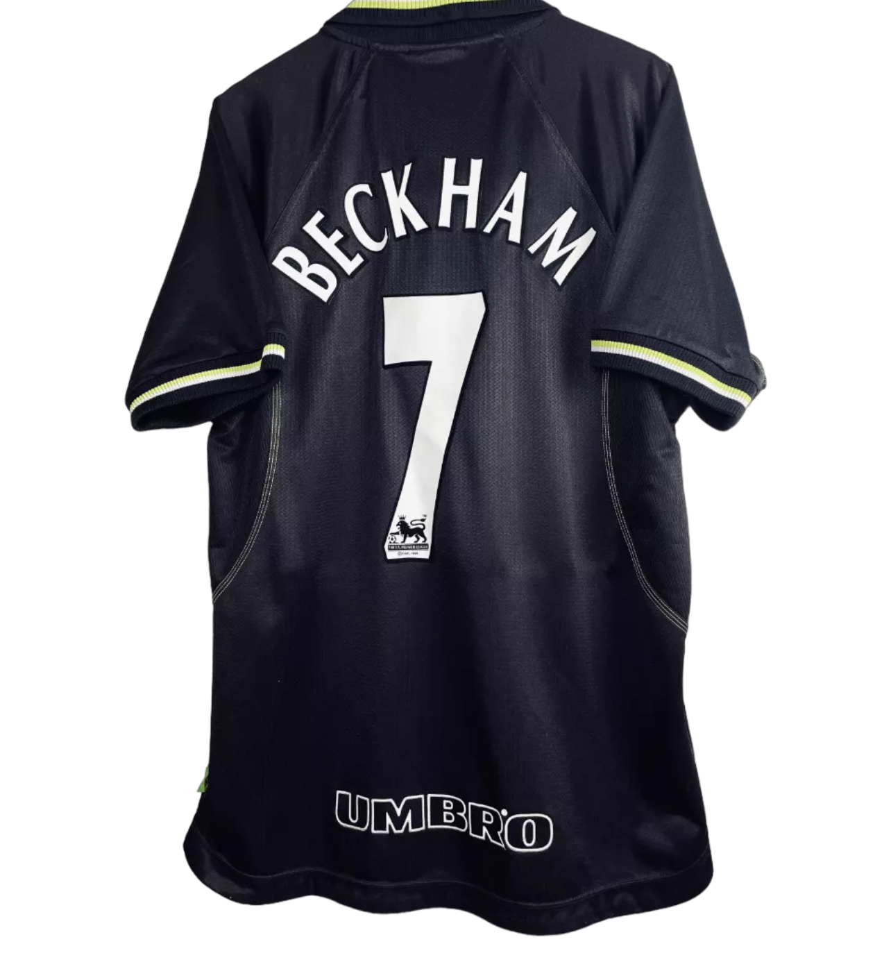 1998-1999 Manchester United Maillot Beckham manches courtes