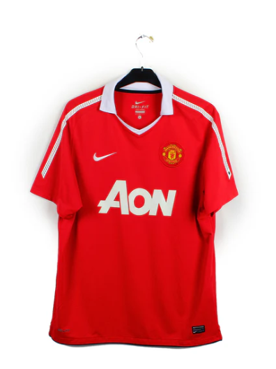 2010-2011 Manchester United Maillot Nani manches courtes 