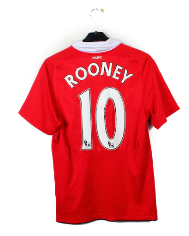 2010-2011 Manchester United Maillot Rooney manches courtes 