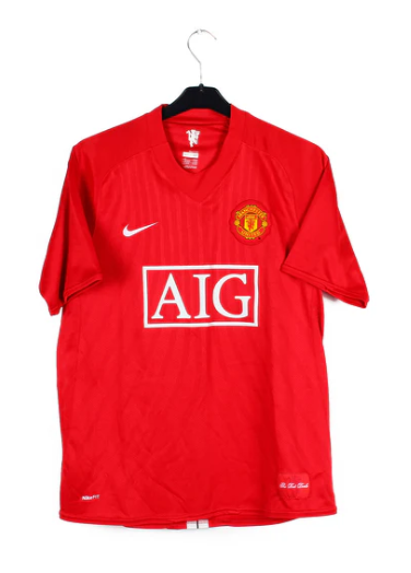 2007-2009 Manchester United Maillot Tevez manches courtes 