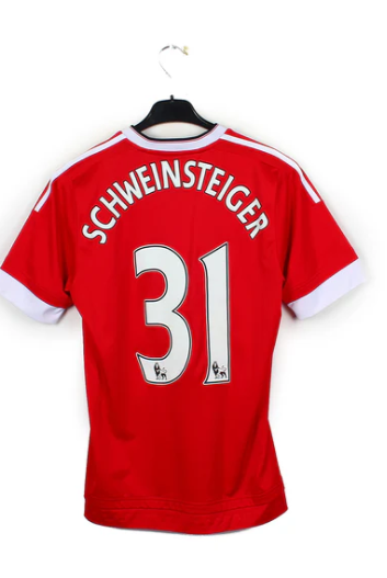 2015-2016 Manchester United Maillot Schweinsteiger manches courtes 