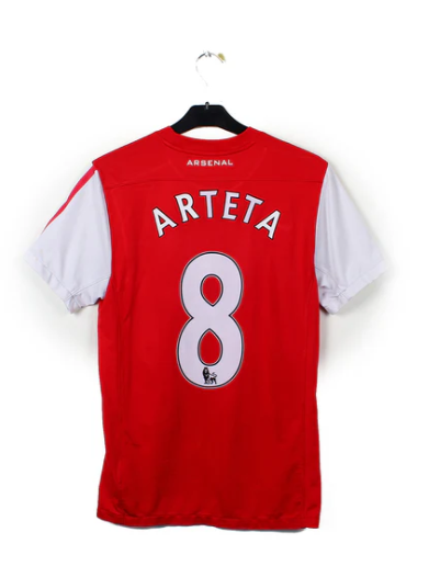 2011-2012 Arsenal Maillot Arteta manches courtes 