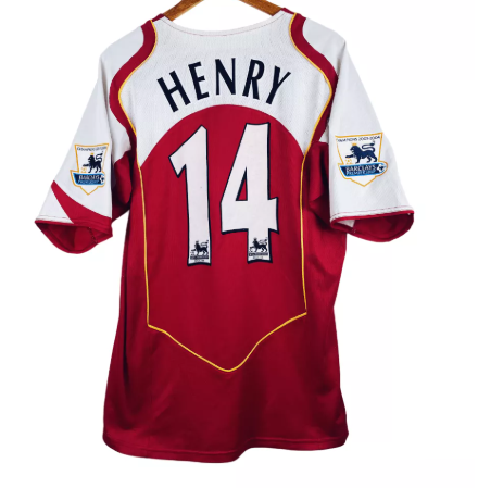 2004-2005 Arsenal Maillot Henry manches courtes 