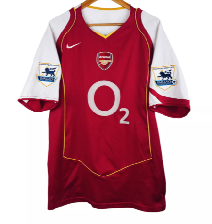 2004-2005 Arsenal Maillot Henry manches courtes 