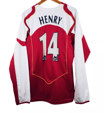2004-2005 Arsenal Maillot Henry manches longues