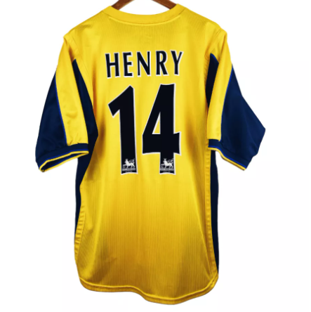 1999-2000 Arsenal Maillot Henry manches courtes 