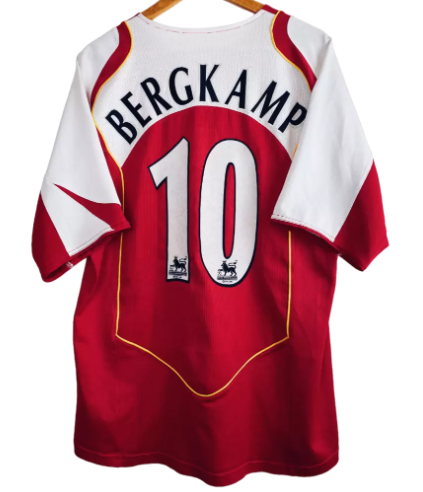2004-2005 Arsenal Maillot Bergkamp manches courtes 