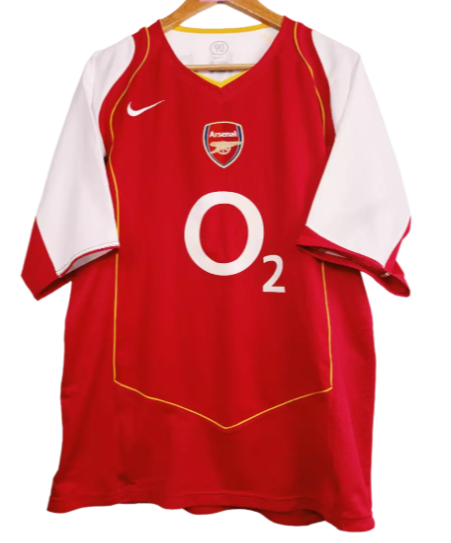 2004-2005 Arsenal Maillot Bergkamp manches courtes 