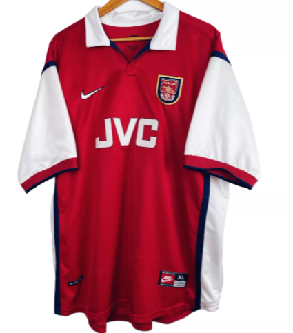 1998-1999 Arsenal Maillot Anelka manches courtes 