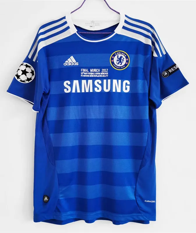 2011-2012 Chelsea maillot Drogba LDC manches courtes