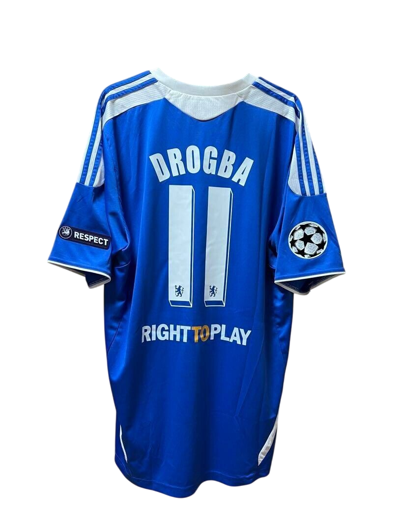2011-2012 Chelsea maillot Drogba LDC manches courtes